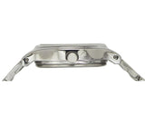 Black Oval Shaped Numbered Dial Watch With Bracelet TM0TL10201