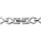 Silver Dial Geometric Semi Bangle Bracelet Watch TMTL10900T