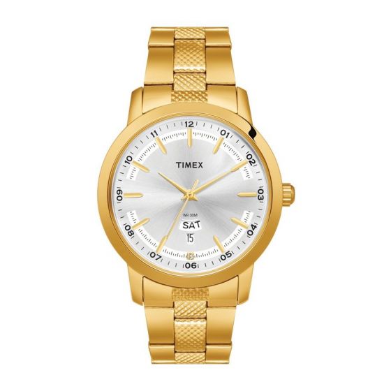 TIMEX ANALOG SILVER DIAL MEN'S WATCH- TW000G915