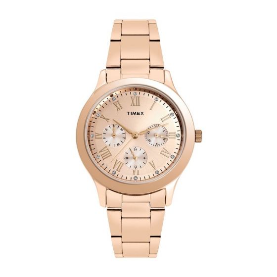 Timex Analog Gold Dial Women's Watch - TW000Q810