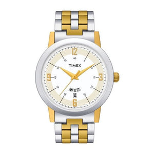 TIMEX CLASSICS ANALOG SILVER DIAL MEN'S WATCH TW000T120 - KRISHNA WATCH COMPANY