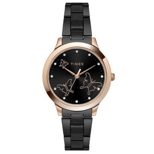 TIMEX ANALOG BLACK DIAL WOMEN'S WATCH-TW000T630 - KRISHNA WATCH COMPANY