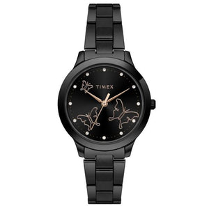 TIMEX ANALOG BLACK DIAL WOMEN'S WATCH-TW000T633 - KRISHNA WATCH COMPANY