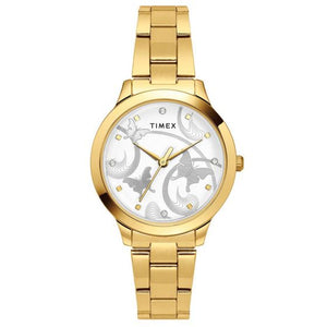 TIMEX WOMEN'S SILVER DIAL WATCH TW000T635 - KRISHNA WATCH COMPANY