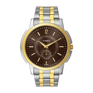 TIMEX EMPERA ANALOG BROWN DIAL MEN'S WATCH-TW000U307 - KRISHNA WATCH COMPANY