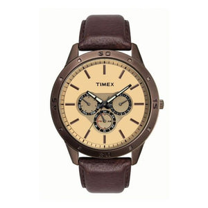 TIMEX ANALOG BROWN DIAL MEN'S WATCH - TW000U915 - KRISHNA WATCH COMPANY
