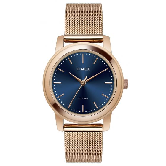 TIMEX Analog Blue Dial Women's Watch - TW000W112