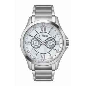 TIMEX ANALOG SILVER DIAL MEN'S WATCH-TW000X121 - KRISHNA WATCH COMPANY