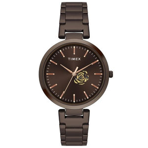TIMEX ANALOG BROWN DIAL WOMEN'S WATCH-TW000X227 - KRISHNA WATCH COMPANY