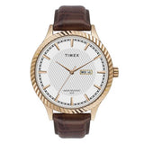 TIMEX ANALOG WHITE DIAL MEN'S WATCH- TW0TG7503