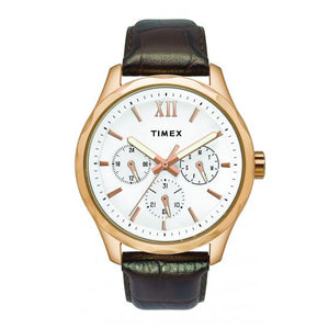 TIMEX ANALOG WHITE DIAL MEN'S WATCH - TW0TG7600 - KRISHNA WATCH COMPANY