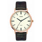 TIMEX CLASSICS MEN'S BEIGE DIAL ROUND CASE 3 HANDS FUNCTION WATCH -TW0TG8002