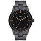 TIMEX SLEEK FULL BLACK WATCH WITH STAINLESS STEEL BRACELET-TW0TG8304