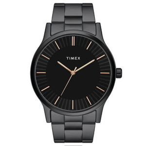 TIMEX SLEEK FULL BLACK WATCH WITH STAINLESS STEEL BRACELET-TW0TG8304 - KRISHNA WATCH COMPANY