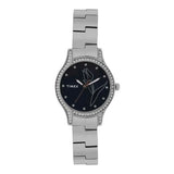 TIMEX EMPERA WOMEN'S BLUE DIAL ROUND CASE 3 HANDS FUNCTION WATCH -TW0TL9500