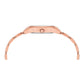 TIMEX EMPERA WOMEN'S ROSE GOLD DIAL ROUND CASE 3 HANDS FUNCTION WATCH -TW0TL9503