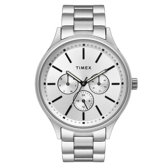 Timex Analog Silver Dial Men's Watch - TWEG18409