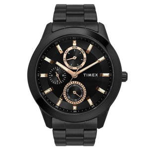 TIMEX ANALOG BLACK DIAL MEN'S WATCH-TWEG18508 - KRISHNA WATCH COMPANY