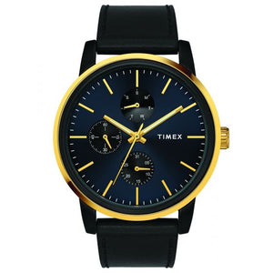 TIMEX FUSION MULTIFUNCTION ANALOG BLUE DIAL MEN'S WATCH-TWEG18902 - KRISHNA WATCH COMPANY