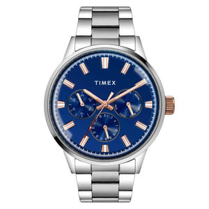 TIMEX ANALOG BLUE DIAL MEN'S WATCH - TWEG19909 - KRISHNA WATCH COMPANY