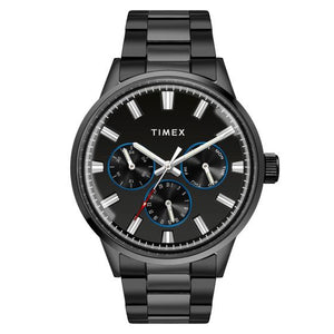 TIMEX FASHION MEN'S BLACK DIAL MULTIFUNCTION FUNCTION WATCH - TWEG19911 - KRISHNA WATCH COMPANY