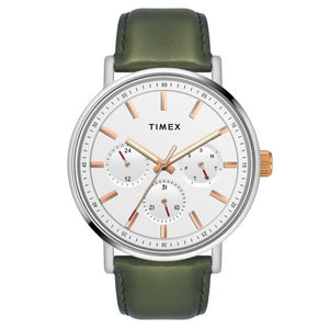 TIMEX ANALOG WHITE DIAL MEN'S WATCH - TWEG20015 - KRISHNA WATCH COMPANY