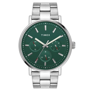 TIMEX ANALOG GREEN DIAL MEN'S WATCH - TWEG20017 - KRISHNA WATCH COMPANY