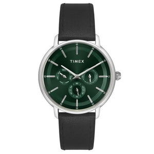 TIMEX ANALOG GREEN DIAL MEN'S WATCH - TWEG22000 - KRISHNA WATCH COMPANY