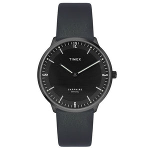 TIMEX FASHION MEN'S BLACK DIAL ROUND CASE 2 HANDS FUNCTION WATCH -TWEG22102 - KRISHNA WATCH COMPANY