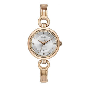 TIMEX ANALOG SILVER DIAL WOMEN'S WATCH - TWEL11424 - KRISHNA WATCH COMPANY