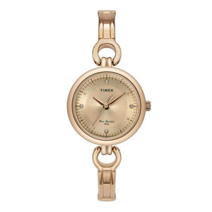 TIMEX ANALOG ROSE GOLD DIAL WOMEN'S WATCH-TWEL11425 - KRISHNA WATCH COMPANY