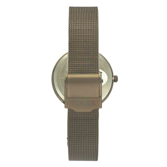 Timex Premium Full Brown Watch With Mesh Bracelet - TWEL11825