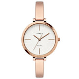 TIMEX ANALOG SILVER DIAL WOMEN'S WATCH-TWEL12804
