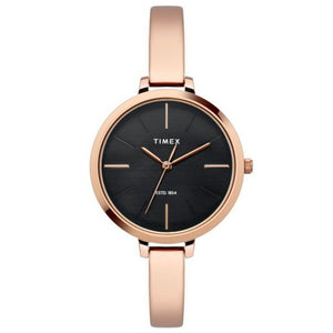 TIMEX ANALOG BLACK DIAL WOMEN'S WATCH - TWEL12805 - KRISHNA WATCH COMPANY