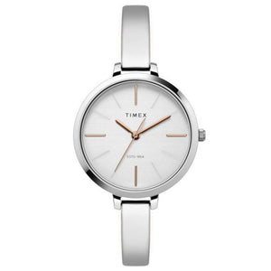 TIMEX ANALOG SILVER DIAL WOMEN'S WATCH-TWEL12806 - KRISHNA WATCH COMPANY