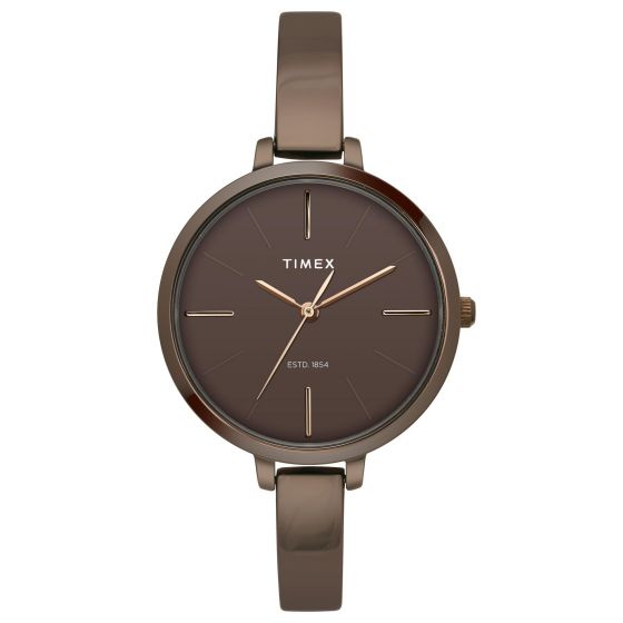TIMEX ANALOG BLACK DIAL WOMEN'S WATCH TWEL12814