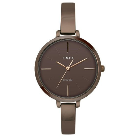 TIMEX ANALOG BLACK DIAL WOMEN'S WATCH TWEL12814