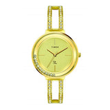 TIMEX ANALOG CHAMPAGNE DIAL WOMEN'S WATCH-TWEL13504