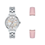 TIMEX ANALOG SILVER DIAL WOMEN'S WATCH-TWEL14800