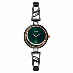 TIMEX FRIA ANALOG GREEN DIAL WOMEN'S WATCH- TWEL15203 - KRISHNA WATCH COMPANY