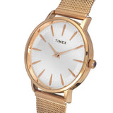 Timex Fashion Women's White Dial Round Case Watch - TWEL15606